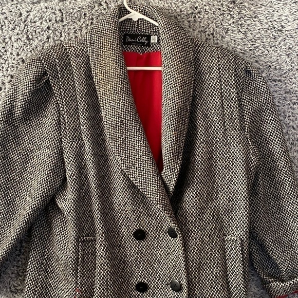 Women’s Wool vintage Dani Colby Short Coat Size Small in Excellent Used … - Picture 3 of 6